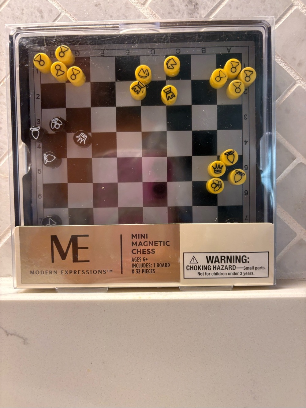 Modern Expressions Mini Magnetic Chess